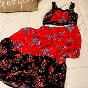 Cute 2 pieces dress